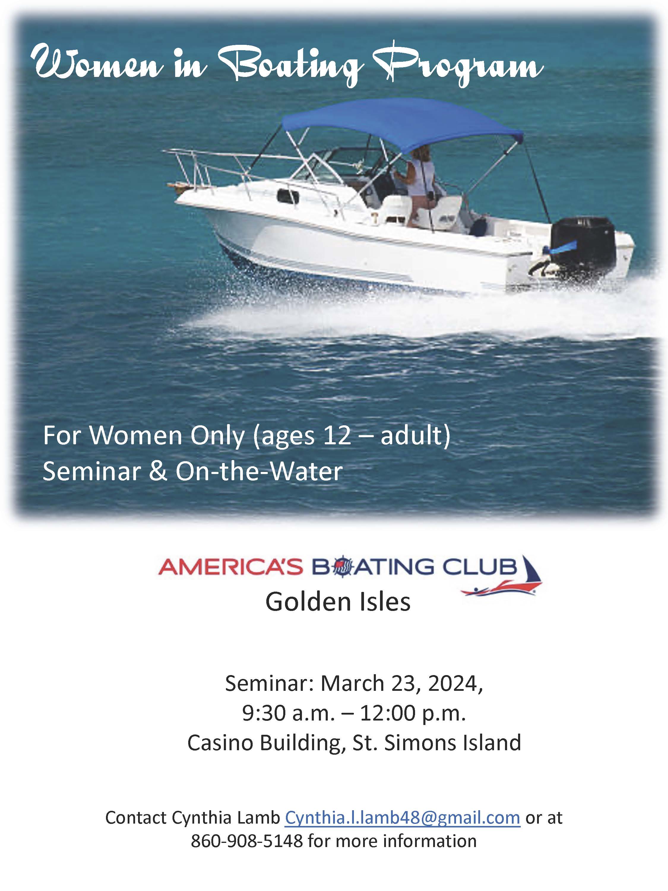 Women in boating Seminar