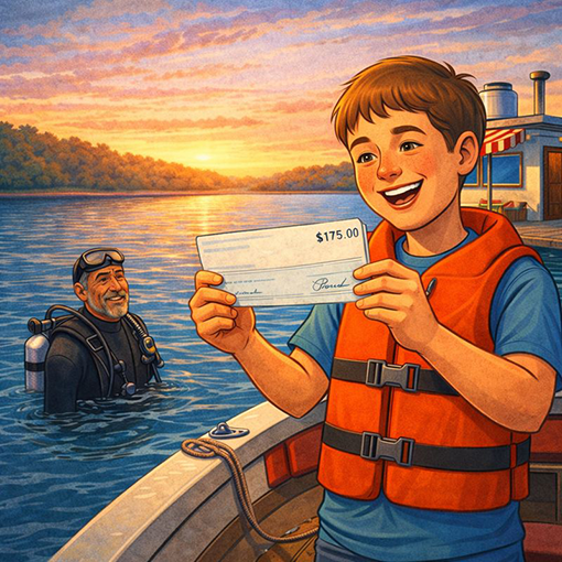 Rich at 14 years old