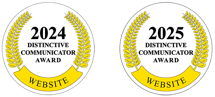 2024 and 2025 Distinctive Communicator Awards